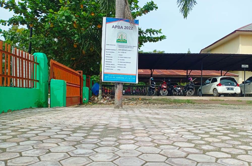 SMAN 5 Banda Aceh Dapat Bantuan Pembangunan Sejumlah Sarana dari Disdik
